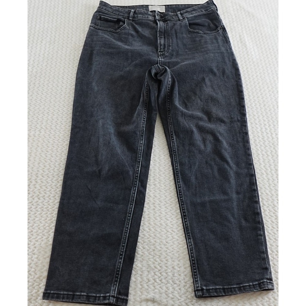 Everlane The Curvy Cheeky Jeans Womens size 32 Gray Denim Straight